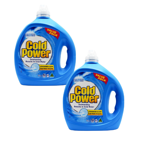 Cold Power Laundry Liquid Advanced Clean 4L (2 Pack)