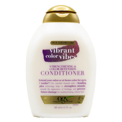OGX Vibrant Color Vibes Conditioner 385mL Strengthening & Color Retention (3 pack)