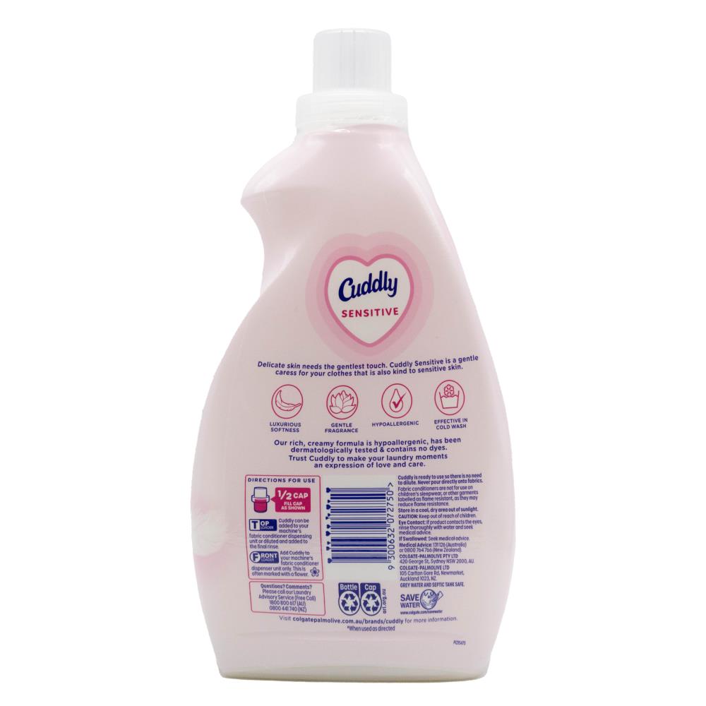 Cuddly Fabric Conditioner 1L Concentrated – Sensitive & Hypoallergenic (8 Pack)