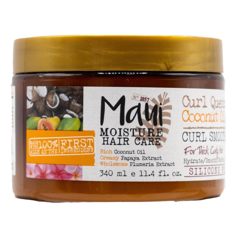 Maui Curl Smoothie 340mL – Quench & Coconut Oil for Thick Curly Hair (3 pack)