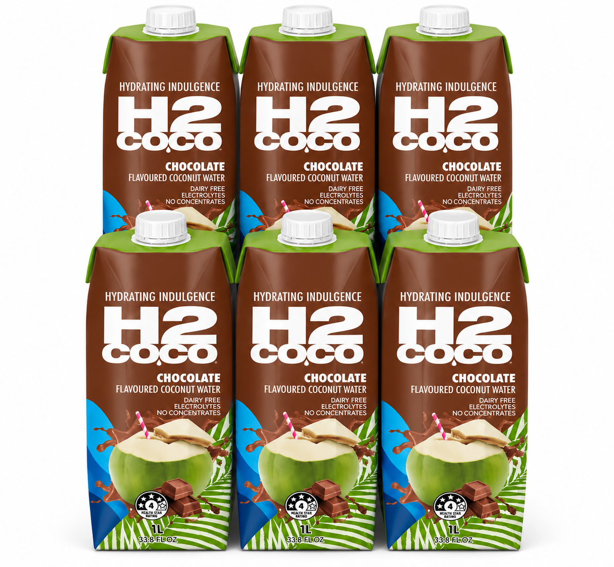 H2 Coco Chocolate Coconut Water 1L x 6