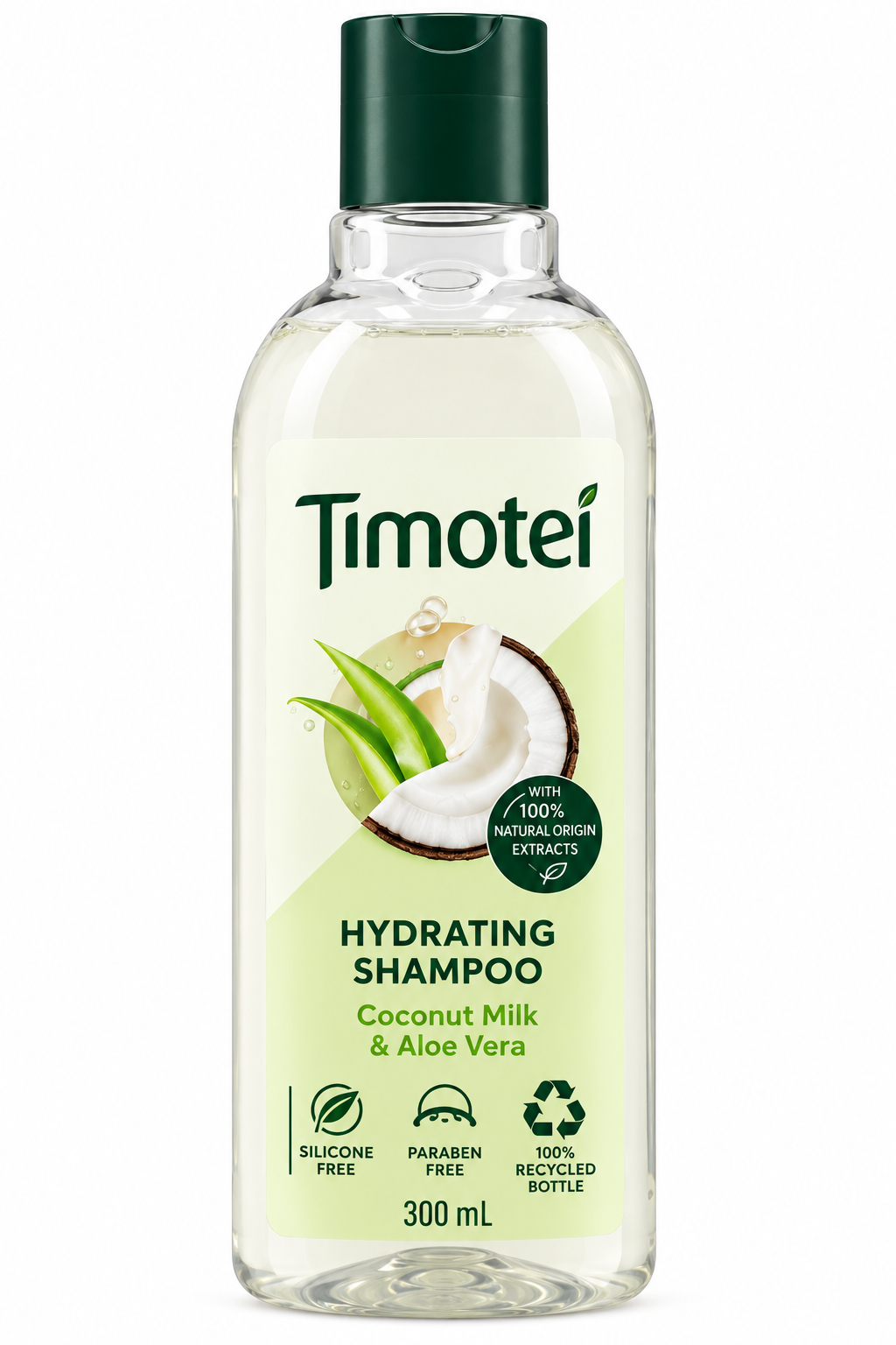 Timotei Hydrating Shampoo Coconut Milk Aloe Vera 300mL x 12