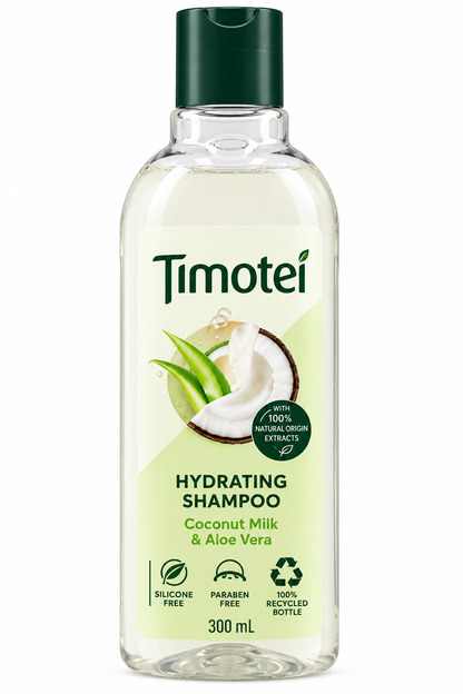 Timotei Hydrating Shampoo Coconut Milk Aloe Vera 300mL x 12