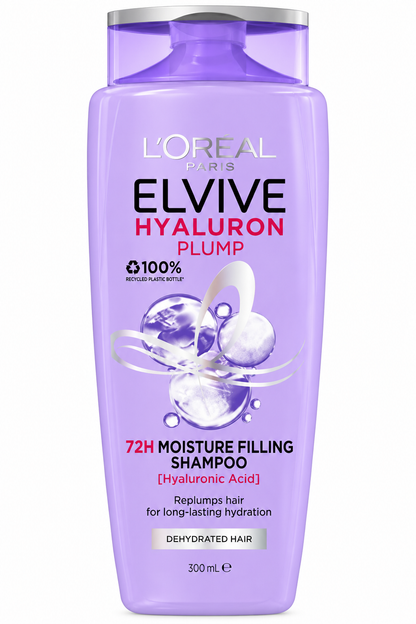 L'Oreal Elvive Hyaluron Plump Shampoo 300mL x 6