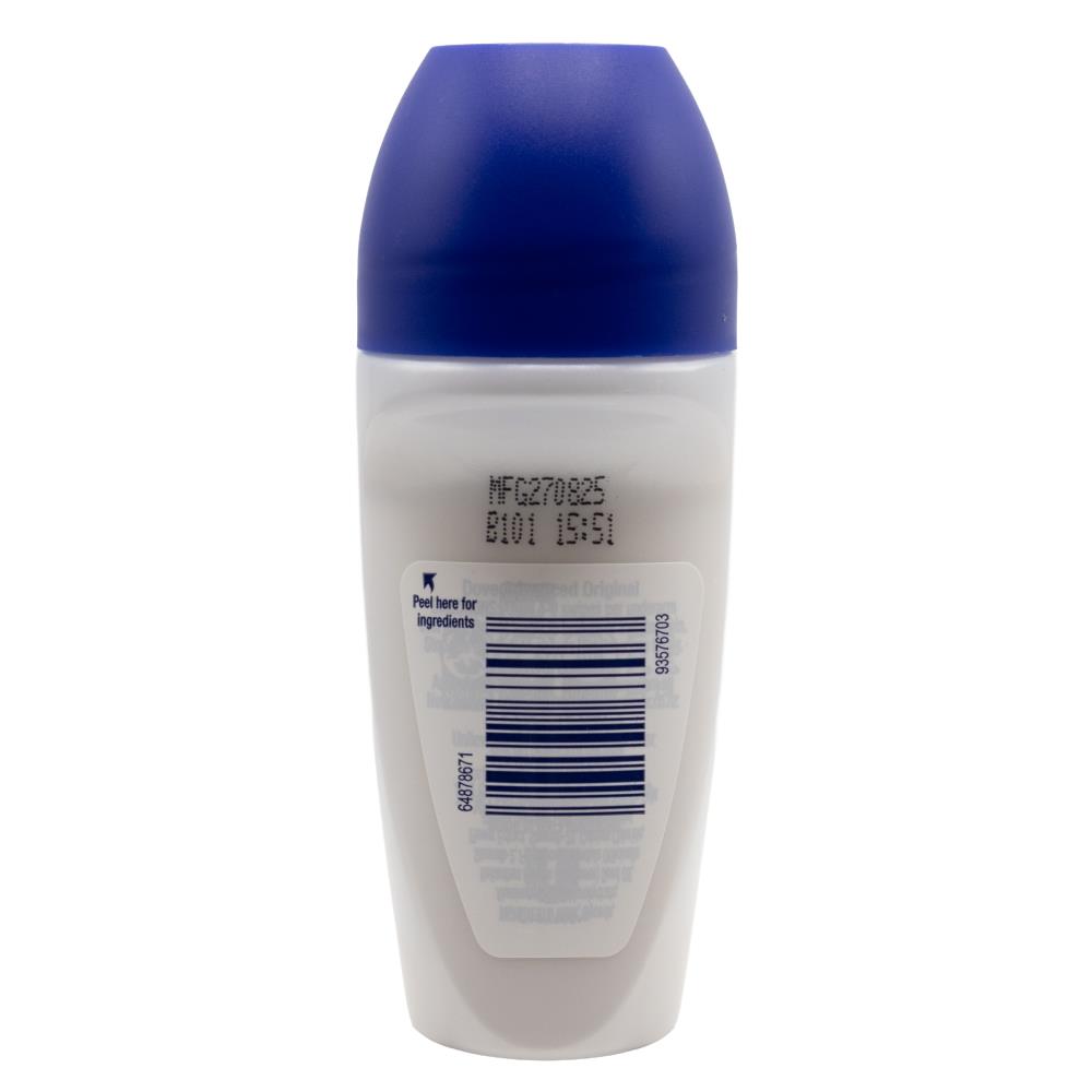 Dove Advanced Care Original Roll-On Deodorant 50 ml (6 Pack) – 72h Sweat & Odour Protection
