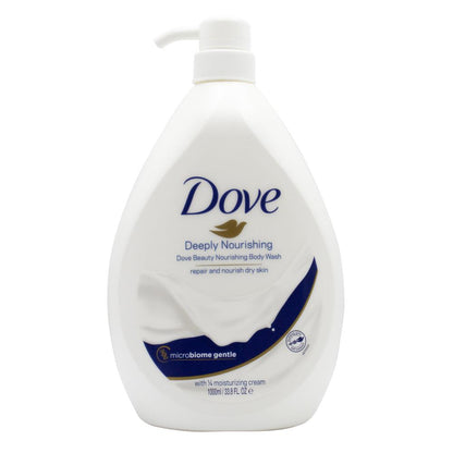 Dove Body Wash Deeply Nourishing 1000mL (3 Pack)