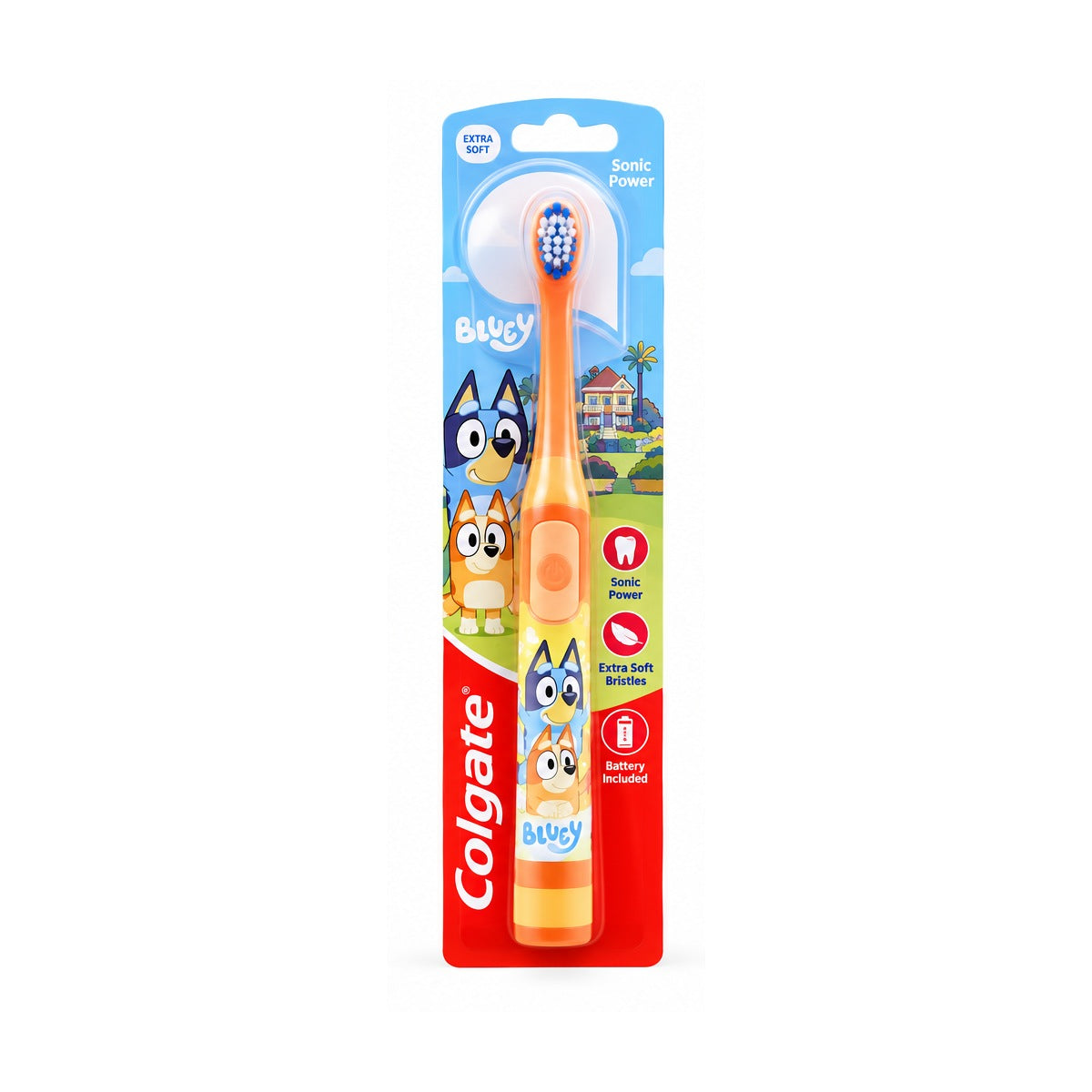 Colgate Sonic Power Bluey Extra Soft Kids Electric Toothbrush 3 Pack