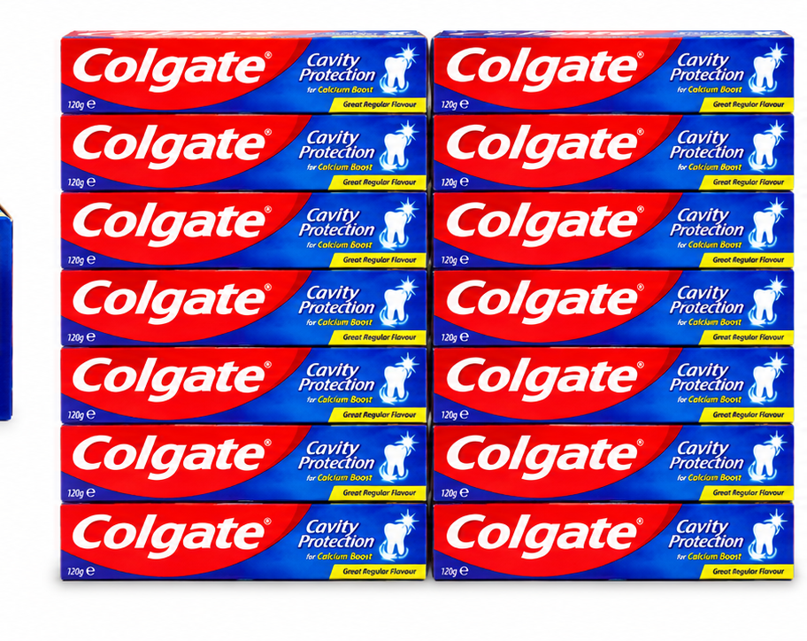 Colgate Cavity Protection Toothpaste 120g Calcium Boost Regular Flavour 12Pk