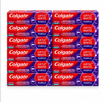 Colgate Optic White Purple Fresh Mint 100g x 12 Pack