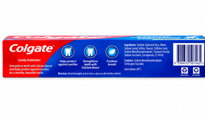 Colgate Cavity Protection Toothpaste 120g Calcium Boost Regular Flavour 12Pk