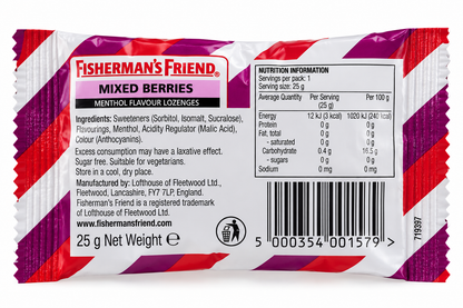 Fisherman's Friend Mixed Berries Lozenges 25g x 12