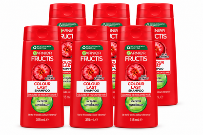 Garnier Fructis Colour Last Shampoo Acai Extract 315mL x 6