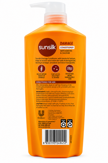 Sunsilk Defeat Damage Conditioner 700mL x 3
