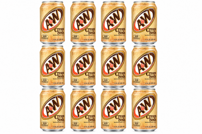 A&W Cream Soda 355mL x 12
