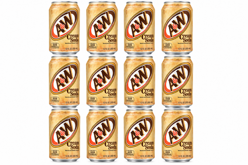 A&W Cream Soda 355mL x 12