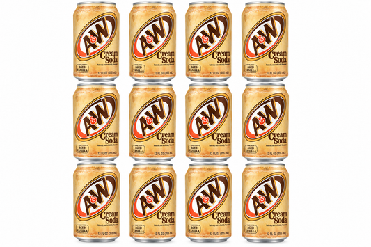 A&W Cream Soda 355mL x 12