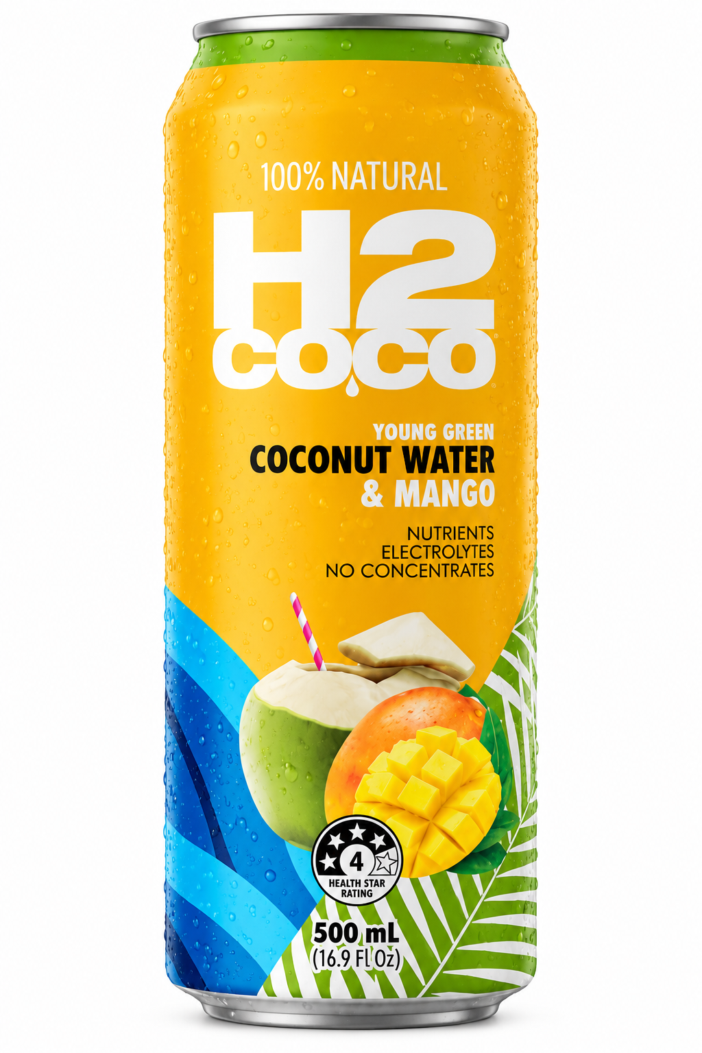 H2 Coco Coconut Water & Mango 500mL x 12