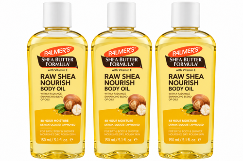 Palmers Raw Shea Nourish Body Oil 150mL x 3