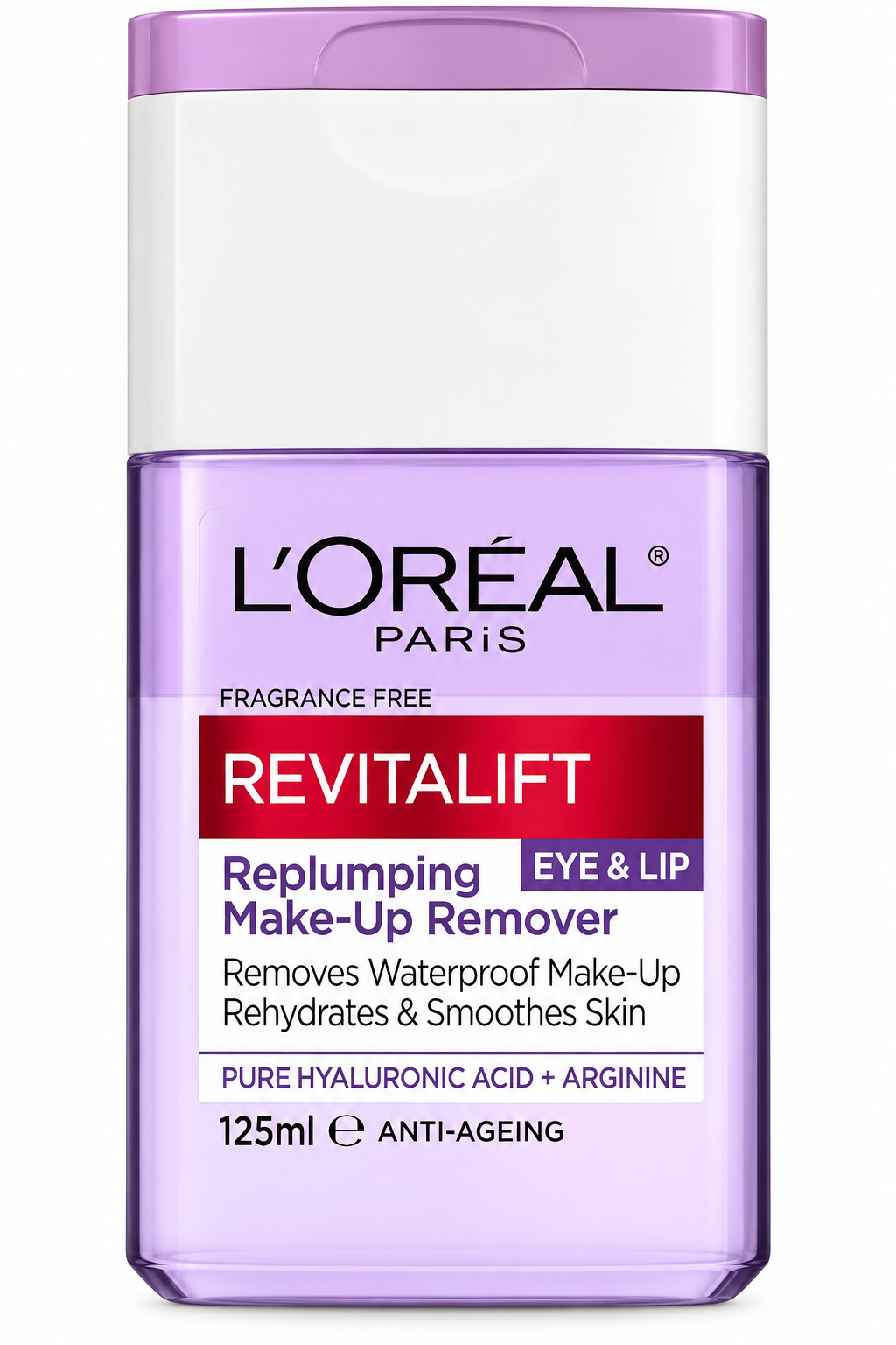 L'Oreal Revitalift Eye Lip Makeup Remover 125mL x 6