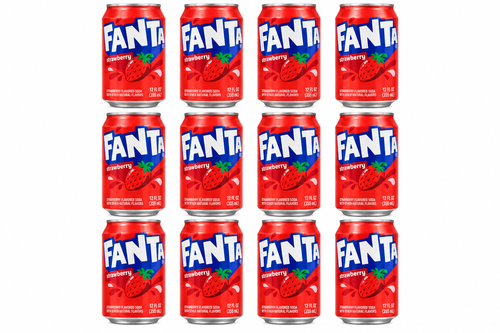 Fanta Strawberry Soda 355mL x 12