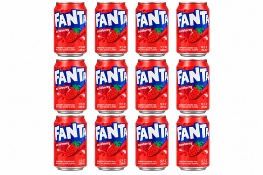 Fanta Strawberry Soda 355mL x 12