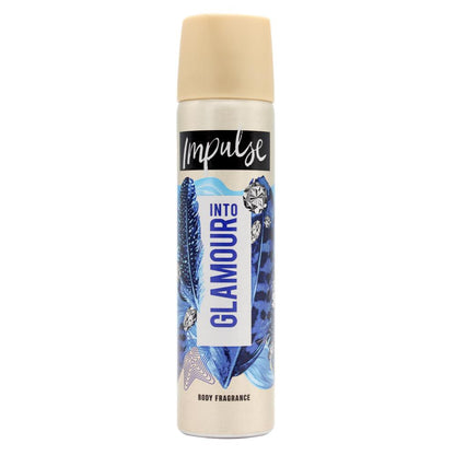 Impulse Body Spray Into Glamour 75mL (6 Pack)