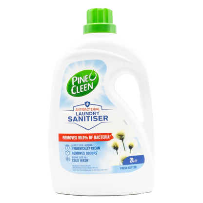 Pine o clean 2l laundry sanitiser antibacterial fresh cotton (5 pack)