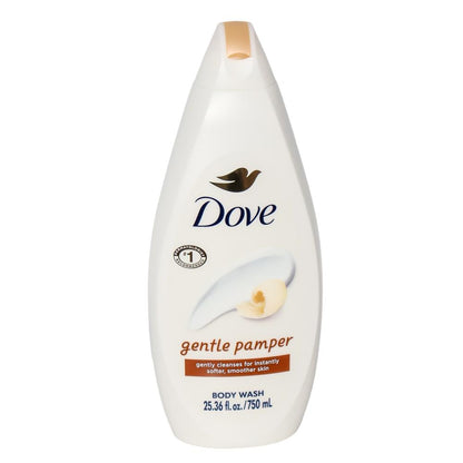 Dove Body Wash Gentle Pamper 750mL (6 Pack)