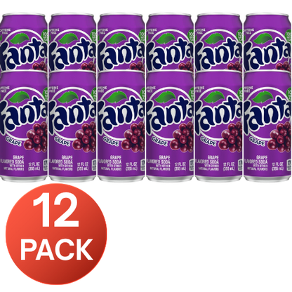 USA CANS 355mL FANTA GRAPE (12 pack)