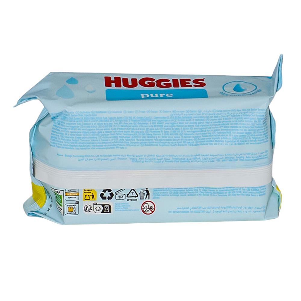 Huggies Baby Wipes Pure PK60 (12 Pack, 720 Wipes)