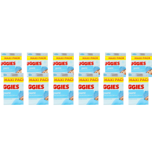 Huggies Baby Wipes Pure PK60 (12 Pack, 720 Wipes)