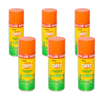 Off Insect Repellent Tropical 300g (6 Pack)