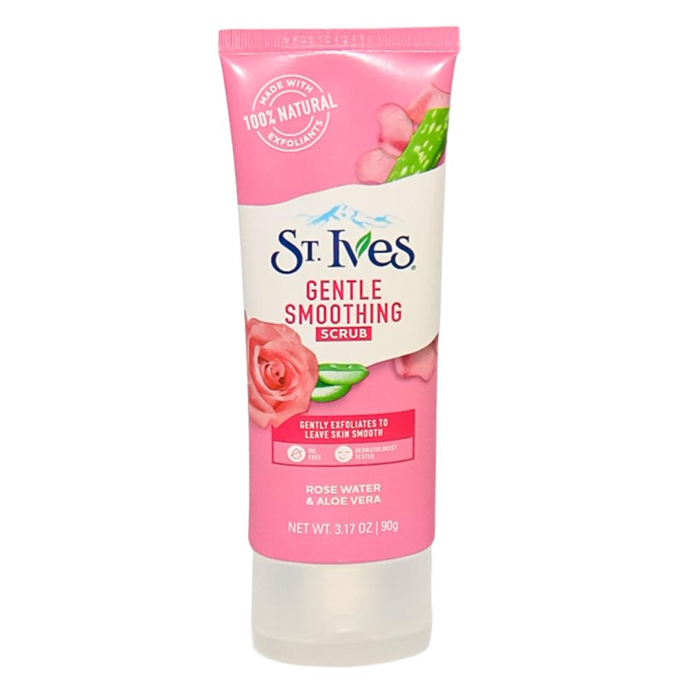 St Ives Face Scrub Rose & Aloe 90g (6 Pack)