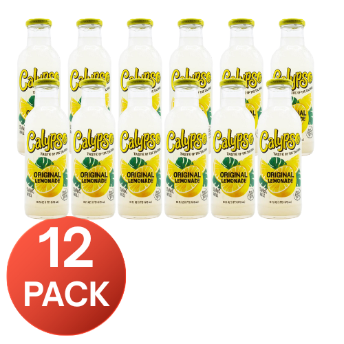 Calypso 473mL Original Lemonade (12 Pack)