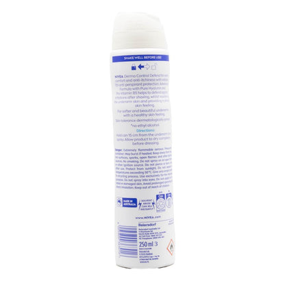 Nivea 250ml / 151g antiperspirant derma control 72h pro vitamin b5 (6 pack)