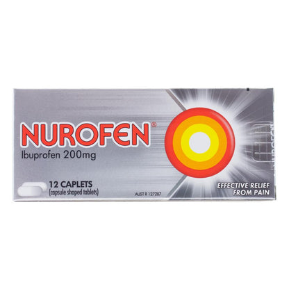 Nurofen Caplets 200mg Targeted Relief 12 Pack (12 Pack, 144 Tablets)