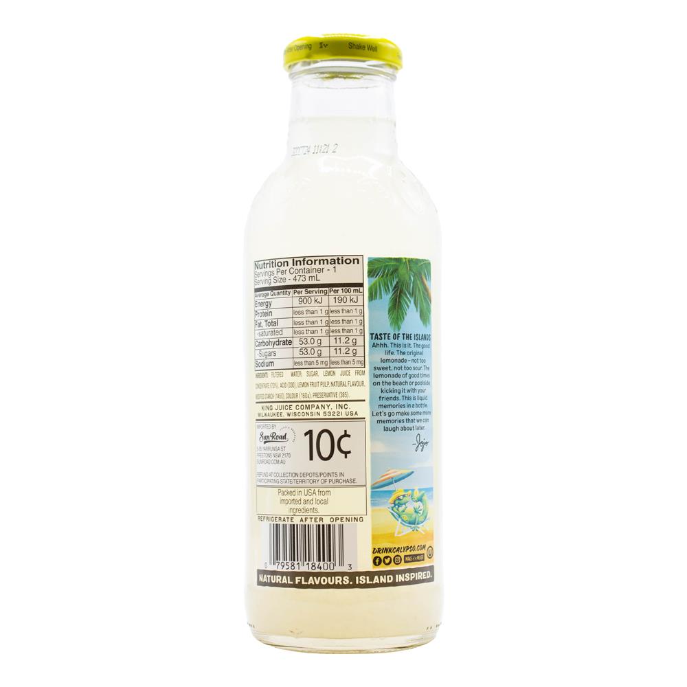 Calypso 473mL Original Lemonade (12 Pack)