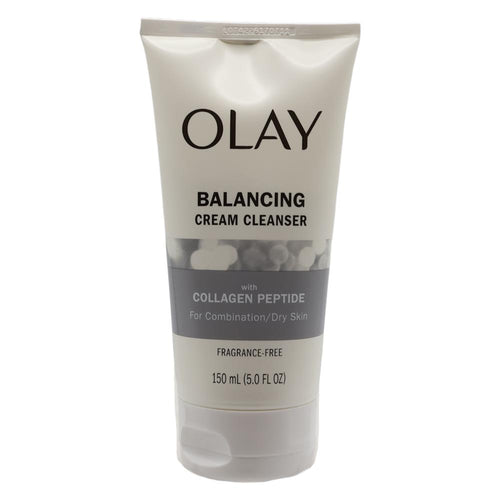 Olay 150ml cream cleanser balancing with collagen peptide for combination dry skin fragrance free (12 pack)