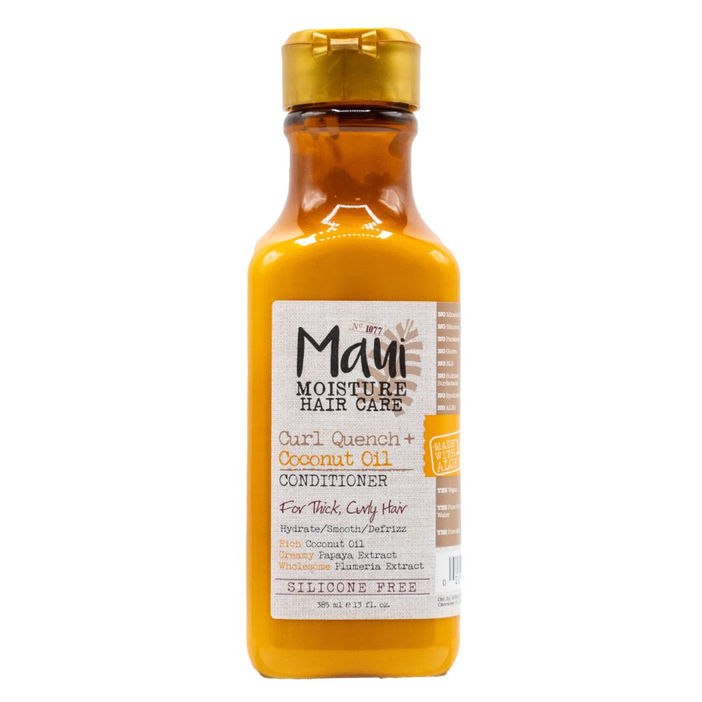 Maui Moisture Curl Quench Conditioner 385mL Coconut Oil for Thick & Curly Hair (4 pack)