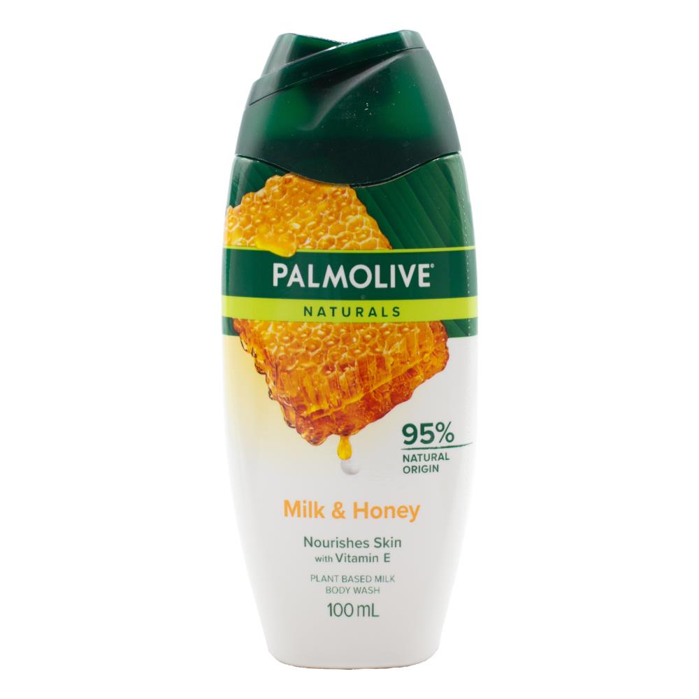 Palmolive Body Wash Milk & Honey 100mL (6 Pack)