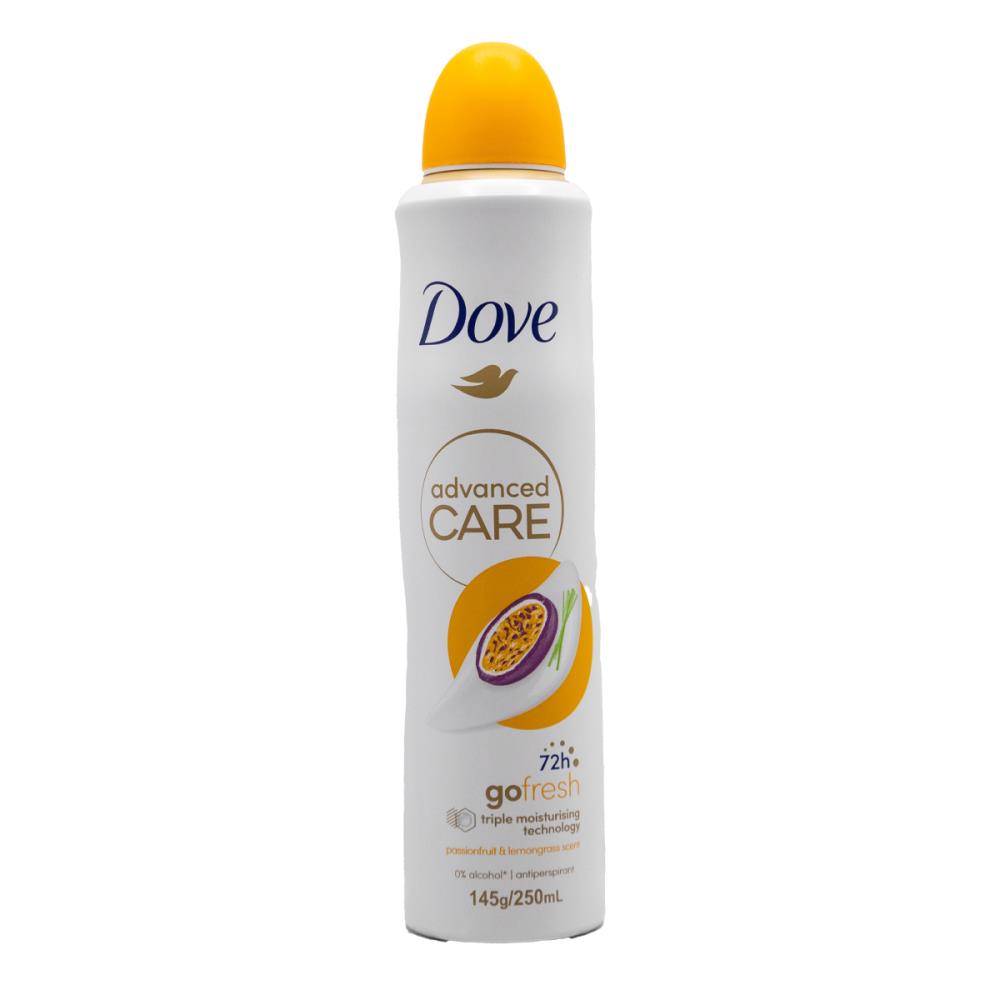 Dove 72h Advanced Care Antiperspirant Deodorant Passionfruit & Lemongrass Scent (6 pack)