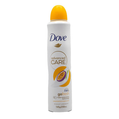 Dove 72h Advanced Care Antiperspirant Deodorant Passionfruit & Lemongrass Scent (6 pack)
