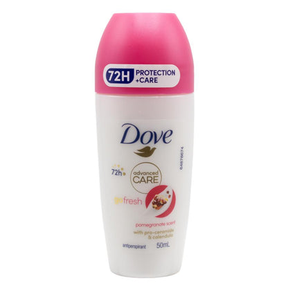 Dove Advanced Care Go Fresh Antiperspirant Roll On Pomegranate Scent (6 pack)