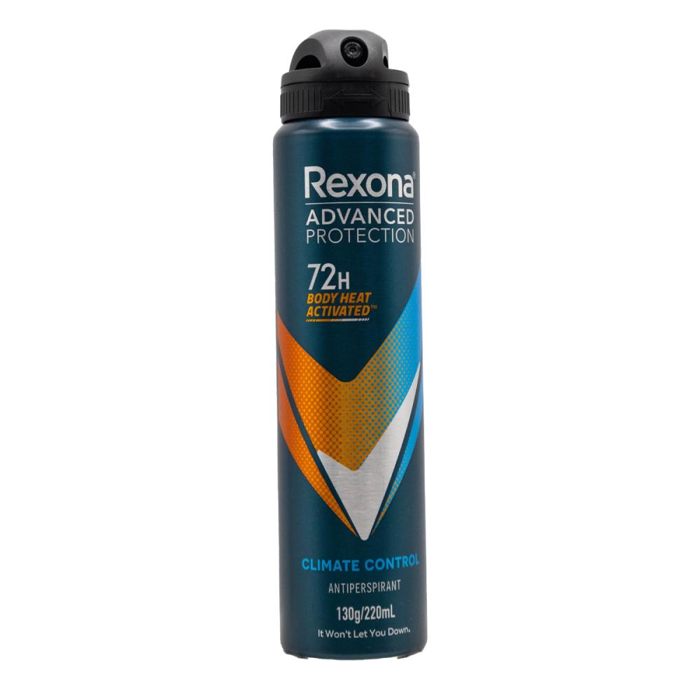 Rexona 130 g / 220 mL Antiperspirant Advanced Protection (6 Pack) – 72H Body Heat Activated
