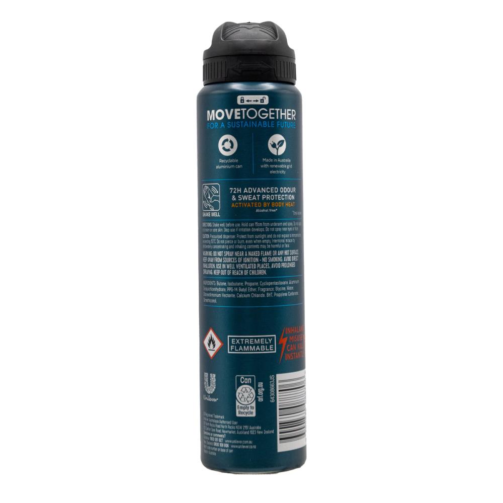 Rexona 130 g / 220 mL Antiperspirant Advanced Protection (6 Pack) – 72H Body Heat Activated
