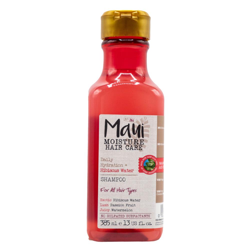 Maui Moisture Daily Hydration Shampoo 385mL Hibiscus Water for All Hair Types (3 pack)