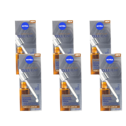 Nivea Cellular Expert Filler Vitamin C Radiance Serum 30mL (6 Pack)