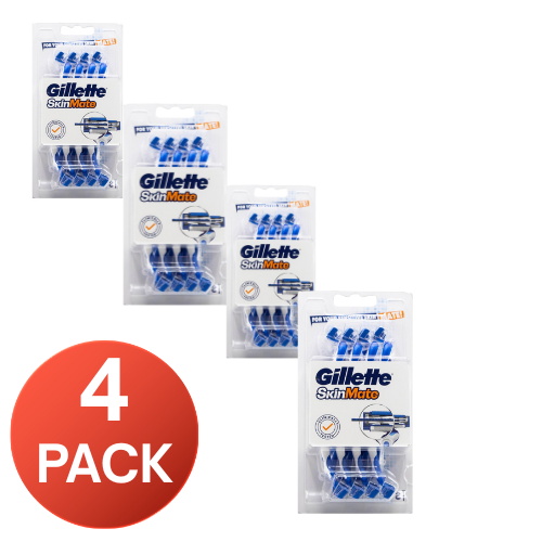 Gillette Razors Skinmate For Sensitive Skin (4 Pack)