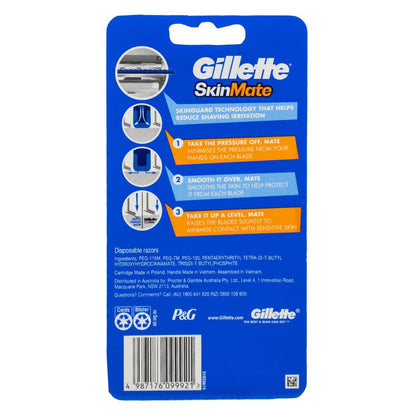 Gillette Razors Skinmate For Sensitive Skin (6 Pack)