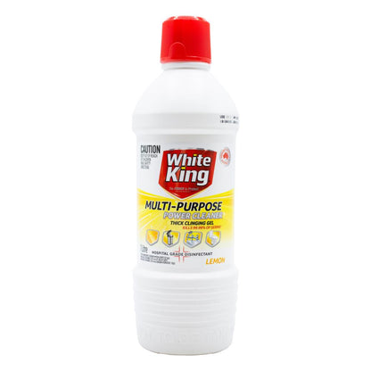 White King Multi - Purpose Power Cleaner Thick Clinging Gel Lemon 1L (6 Pack)